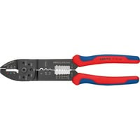 KNIPEX Crimpzange 97 32 240 rot/blau, Abisolieren, Crimpen 0,5 - 6,0mm²