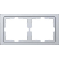 4042811197803 - Rahmen 2-fach D-Life Thermoplast lackiert glänzend Schutzart IP20 Maße 90x163x12 mm 4042811197803 - Rahmen 2-fach D-Life Thermoplast lackiert glänzend Schutzart IP20 Maße 90x163x12 mm