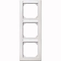 Merten Rahmen dreifach mit Beschriftungsträger weiß, Retail