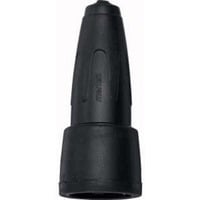 Merten Vollgummi Schutzkontakt Kupplung 16 Ampere Wechselstrom 250 Volt Typ 172991 schwarz, Retail