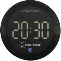 P-DISC NO2 BK D - KFZ - Elektr. Parkscheibe, P-Disc NO2, dunkles Display, schwarz