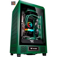 Thermaltake Toughline T200A Racing Green, Gaming-PC grün/transparent, Windows 11 Home 64-Bit