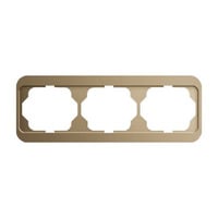 0 Rahmen dreifach waagerecht bronze, Retail