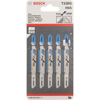 Bosch Stichsägeblatt T 118 G Basic for Metal, 92mm 5 Stück