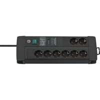Brennenstuhl Premium-Line Steckdosenleiste 8-fach Duo schwarz, 3 Meter, 60.000A Überspannungsschutz