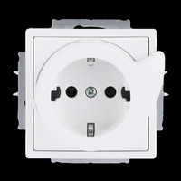 Busch-Jaeger Servicesteckdose 20 EUCBDR-884 weiß (matt), Retail