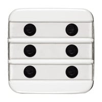 Busch-Jaeger Zentralscheibe mit Beschriftungsfeld, Zentralplatte Retail