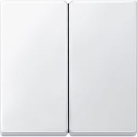 Merten Wippe für Serienschalter, zweiteilige Wippe, geeignet für Rolladensteuerung, Kunststoff Duroplast weiß (glänzend), Retail