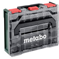 Metabo MetaboX 100 S Organizer, Werkzeugkiste grün/transparent, leer