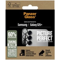 PanzerGlass PicturePerfect Kameraschutz, Schutzfolie transparent/schwarz, Samsung Galaxy S25+