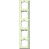 4011395050743 - 5fach Rahmen Rahmen Future Linear Creme-Weiß Perlweiß 2CKA001754A4234