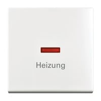 Busch-Jaeger Wippe mit Aufdruck weiß, Retail