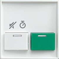 Busch-Jaeger Zentralscheibe alpine weiß, Rahmen weiß, Retail