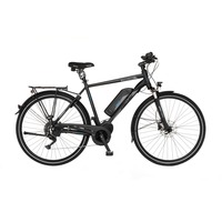 FISCHER Fahrrad Viator ETH 1861, Pedelec schwarz (matt), 28", 55 cm Rahmen