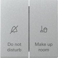 Gira Wippschalter mit Anzeige für Hotelzimmerstatus aluminium, Retail