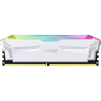 Lexar DIMM 16 GB DDR4-4000 (2x 8 GB) Dual-Kit, Arbeitsspeicher weiß, LD4EU008G-R4000GDWA, Ares Gaming, INTEL XMP