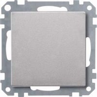 Merten Blindabdeckung für Relais und Unterputzgeräte ohne Krallen aluminium, Retail