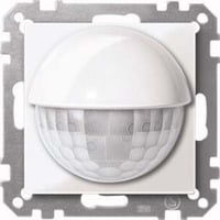 Merten Präsenzmelder Präsenz-Wärme-Sensor mit Busankoppler KNX ARGUS 180 Grad 2,20 Meter, Bewegungsmelder weiß (glänzend), Retail