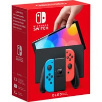 Nintendo Switch (OLED-Modell), Handheld-Konsole neon-rot/neon-blau