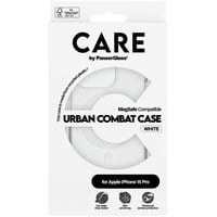PanzerGlass Urban Combat Case, Handyhülle transparent/weiß, iPhone 15 Pro, MagSafe
