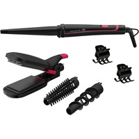 Rowenta Elite Infinite Looks 9-in-1 CF 4222, Multistyler schwarz/pink