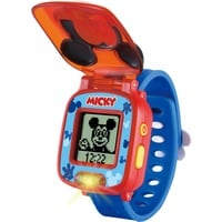 VTech Mickys Lernuhr, Armbanduhr blau/rot