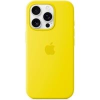Apple Silikon Case mit MagSafe, Handyhülle gelb, iPhone 16 Pro
