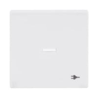 Busch-Jaeger Wippe mit Aufdruck weiß, Retail