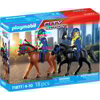 PLAYMOBIL 71877 City Action Polizeireiterstaffel, Konstruktionsspielzeug 