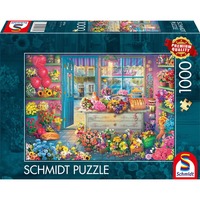 Schmidt Spiele Bunter Blumenladen, Puzzle 1000 Teile