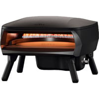 Witt Pizzaofen ETNA Rotante Piccolo 16" mat black schwarz, für Pizzen bis ca. Ø 40cm, rotierender Pizzastein