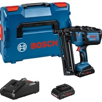 Bosch Akku-Stauchkopfnagler GNH 18V-64 M Professional, 18Volt blau/schwarz, 2x Akku ProCORE18V 4,0Ah, in L-BOXX