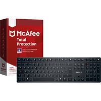 CHERRY KW X ULP + McAfee Bundle, Tastatur schwarz, DE-Layout, Cherry MX Ultra Low Profile