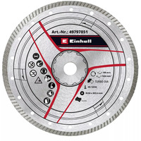 EINHELL Turbo-Diamant-Trennscheibe, Ø 250 x 25,4 x 2,8mm für Steintrennmaschinen