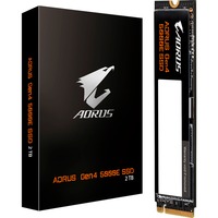 GIGABYTE AORUS Gen4 5000E SSD 2 TB schwarz, PCIe 4.0 x4, NVMe 1.4, M.2 2280