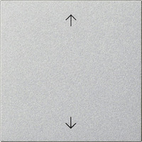 Gira Wippe einfach mit Pfeilsymbolen System 55 Bedienwippe Ersatz aluminium, Retail