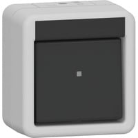 Gira Wippschalter 10 Ampere 250 Volt Universal-Aus-Wechselschalter Kunststoff grau, Retail