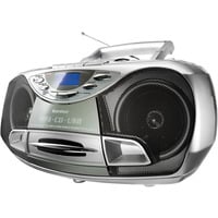 Karcher RR 510 (N), Radio silber/schwarz, CD/MP3-Player, Kassettenplayer, UKW-Radio, USB