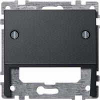 Merten Schrägauslass für Datenanschluss und Kommunikationstechnik, Abdeckung anthrazit, Retail