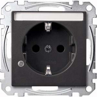 Merten Schutzkontaktsteckdose standard anthrazit, Retail