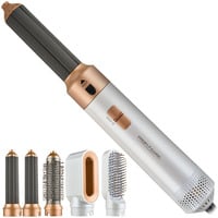 ProfiCare Warmluft-Lockenbürste PC-HAS 3132 , Multistyler weiß/rosé, 4 in 1 – Multihairstyler