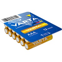 Varta Longlife, Batterie 12 Stück, AAA