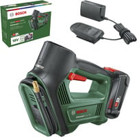 Bosch Heimwerken & Garten Akku-Luftpumpe UniversalPump 18V Set grün/schwarz, Li-Ionen Akku 2,0Ah, POWER FOR ALL ALLIANCE