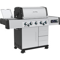 Broil King Gasgrill Imperial QS 590 IR edelstahl, mit Infrarot-Seitenbrenner und Heckbrenner, iQue Smart Steuerung