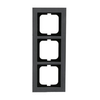 Busch-Jaeger Abdeckrahmen dreifach, Abdeckung grau, Retail