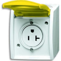 Busch-Jaeger Busch Nema Steckdose 20 Ampere gelb, Retail