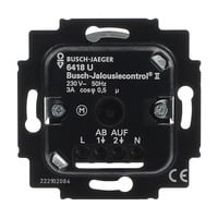 Busch-Jaeger Jalousie-Basis-Einsatz 2 Schließer 3 Ampere 690 Voltampere Typ 6418 U, Schalter Retail