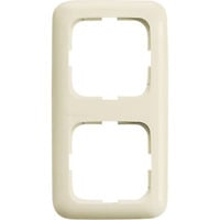 Busch-Jaeger Rahmen zwei-fach, glänzend, Kunststoff, Unterputzmontage, Schutzart IP20, 81 x 152 x 11 mm weiß (glänzend), Retail