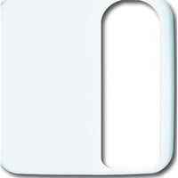 Busch-Jaeger Zentralscheibe Abdeckung für Universalsteckvorrichtung 1790-585-214, Zentralplatte weiß, Retail