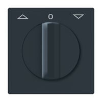 Busch-Jaeger Zentralscheibe Jalousie Drehgriff, Abdeckung anthrazit, Retail